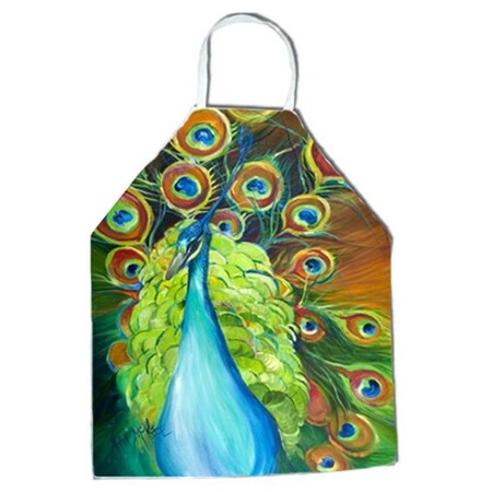 Carolines Treasures Carolines Treasures JMK1150APRON Bling Peacock Apron JMK1150APRON